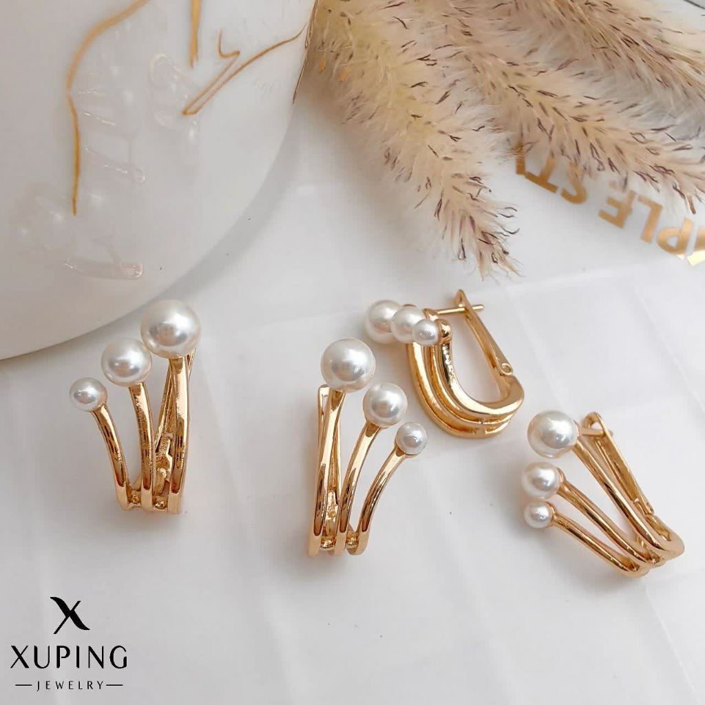 گوشواره مرواریدی ژوپینگ کد 2569 - خرید آنلاین از گالری آداس